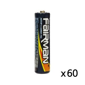페어맨 망간 1.5V AAA 건전지 60개입