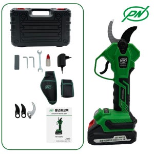 풍년 충전식 전동 전정 전지가위 35mm 배터리 1개 세트