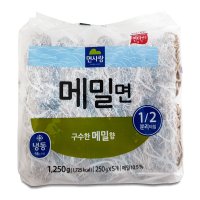 +면사랑 냉동메밀면 1.25kg (250g x 5개) 메밀생면 메밀국수 소바