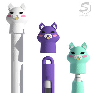 애플펜슬 케이스 프로 2세대 컬러 고양이 캐릭터 실리콘 보호캡 커버 홀더