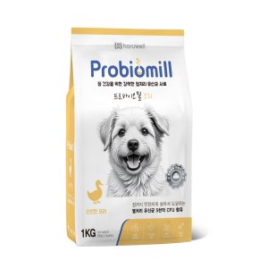 프로바이오밀(오리) 1kg 강아지유산균사료 반습식