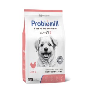 프로바이오밀(닭) 1kg 강아지유산균사료 반습식