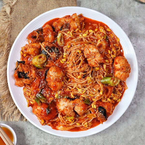 코끼리씨푸드 코끼리아구찜 밀키트 1인분 캠핑