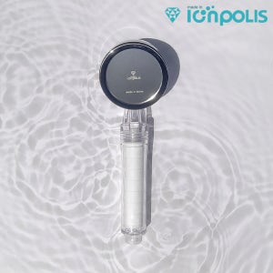 녹물제거샤워기 절수 수압상승 이온폴리스 베이직 듀얼 필터샤워기 헤드+바디필터 포함