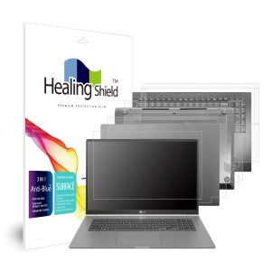 LG그램 16 2021 16Z90P 16ZD90P 블루라이트차단 액정보호필름 외부3종세트