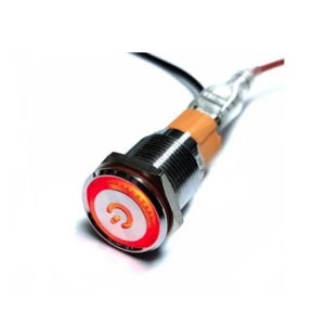 LB16B-P10Z-E 16파이 전원마크 LED LOCK타입 방수메탈스위치 9V-24V