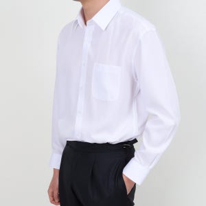 남자 구김없는 링클프리 흰색 정장 빅사이즈 모달 와이셔츠