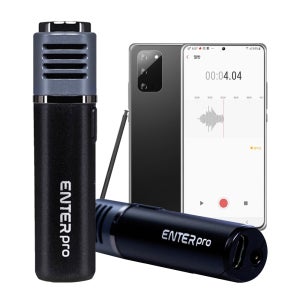 스마트폰 무선 블루투스 핀마이크 ZOOM강의 녹음 브이로그 ASMR 촬영 ESP-1