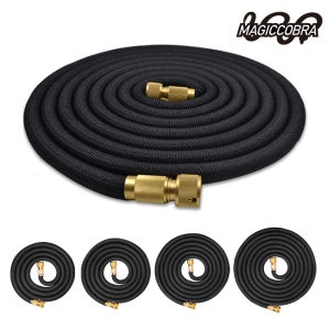 3중 라텍스 블랙 매직호스 단품 물호스 정원 세차 청소 베란다