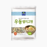 더식구 면사랑 우동별미고명 250g 야채맛 우동 건더기 고명 후레이크 덴까스