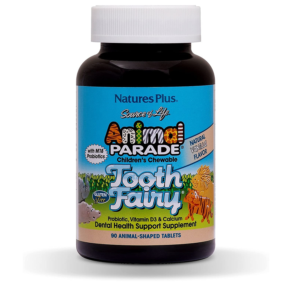 <b>Natures Plus</b> Animal Parade Tooth Fairy Probiotic <b>네이처스플러스</b> 애니멀 퍼레이드 투쓰 페어리 프로바이오틱 90정