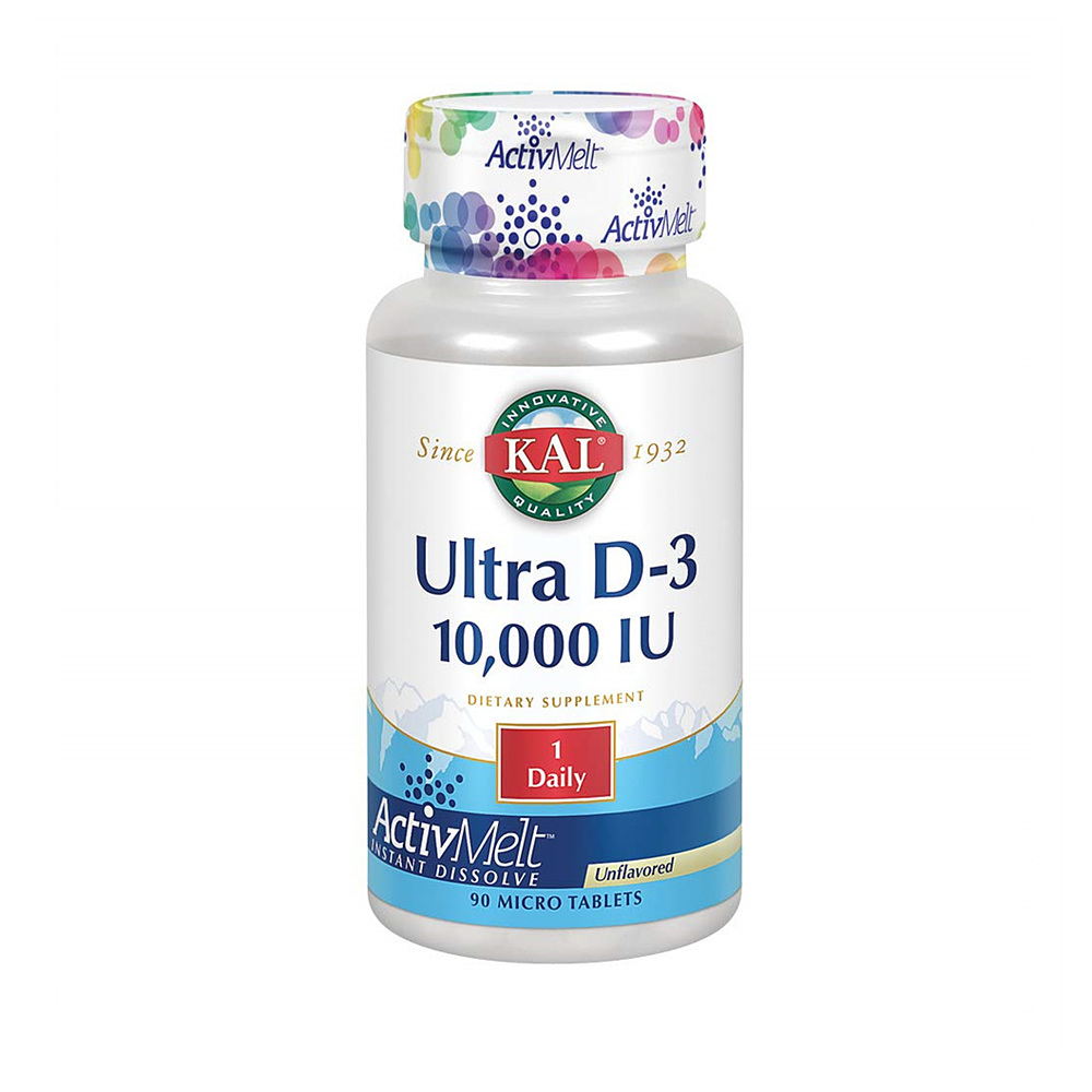 KAL <b>울트라 비타민</b> D3 10000IU <b>Ultra</b> D3 액티브멜트 무향 원어데이 90정