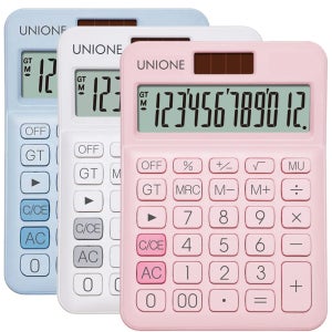 유니원 계산기 DC-108N 파스텔톤 칼라색상