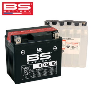 BS배터리(비에스배터리) BTX5L-BS 12V 4.2Ah (YTX5L-BS) 제파 위즈 아우라 커브100 플림110