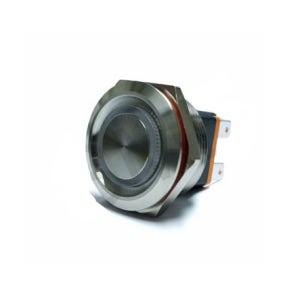 LB25C-P20F-E 25파이 3색 LED PUSH타입 방수메탈스위치 15A