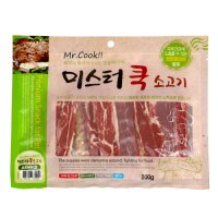 미스터쿡 대용량 강아지간식 소고기스테이크 300g