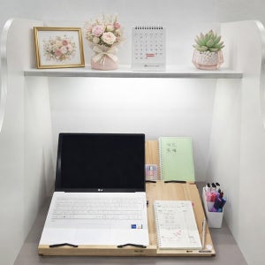 위즈 2단 독서대 루미60M2 양손필기형 책받침대 공시생 높이 각도 조절 북스탠드 책거치대