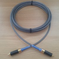 SFR(SemiFlexible Revision) 75ohm DAP용 디지털 동축 RCA PLUG TO RCA PLUG 1M~2M 케이블.(Hand Made 제품)(원산지:국산)