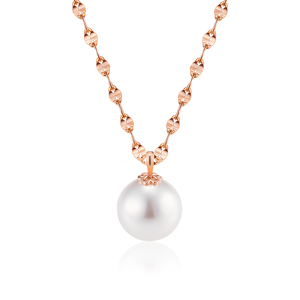 14k 18k 아코야 진주 펜던트 여자 금 목걸이 6mm8mm
