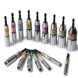 롱비트소켓 육각비트소켓 볼트 너트 수작업 복스알 세트 16종