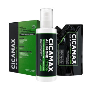 [소비기한 27년] 미프 시카맥스 올인원 스킨 로션 본품200ml+리필150ml 남자 여드름 진정 케어