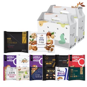 넛츠피아 1+1 하루견과 50봉 견과류선물세트 (총 100봉)