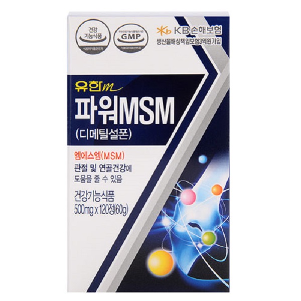 유한메디카 파워MSM 관절연골건강 120정 X 2병