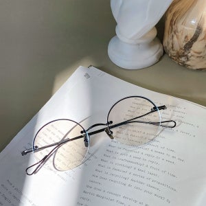 로렌스폴 퓨리 FURY C01 블랙 반무테 라운드 베타티타늄 안경테