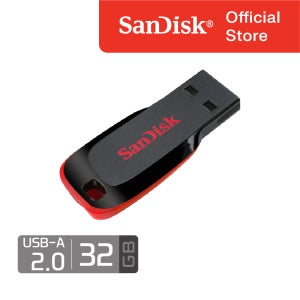 샌디스크 크루저 블레이드 USB 메모리 플래시 드라이브 32 GB 기가 SDCZ50
