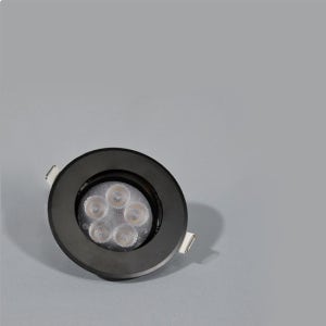 75mm(3인치) LED 5W 직회전 다운라이트 매립등 블랙테 플리커프리 집중형 각도조절