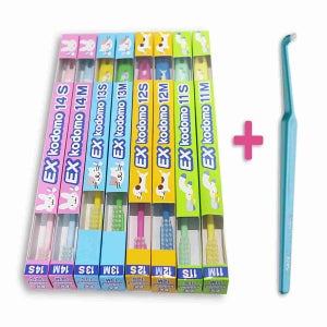 코도모칫솔 10개+덴탈터프트 TR 2개 1세트