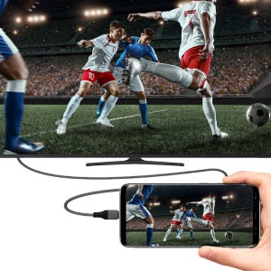 C타입 to HDMI 4K 미러링 케이블 2m 스마트폰 태블릿 패드 맥북 노트북 TV 모니터 연결 넷플릭스 보기 보조충전 기능