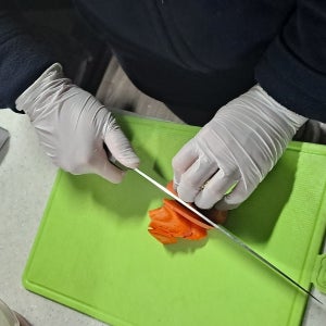 음식용장갑 얇은 요리 실험 조리 용 니트릴 장갑 글러브