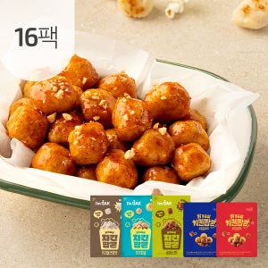 아임닭 닭가슴살 치킨팝콘 100g 5종 16팩 / 소스볼