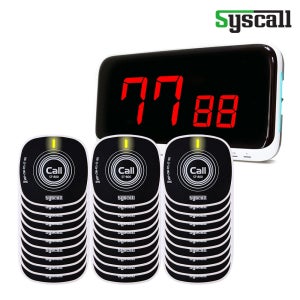 씨스콜 식당 테이블벨 30개 세트(SR-A2002+ST-800), 콜벨 업소용 호출벨