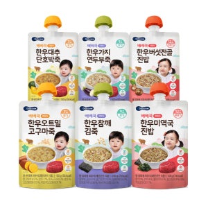 베베쿡 아이배냇 매일유업 일동 실온 이유식 파우치 한우대추단호박죽 외 32종
