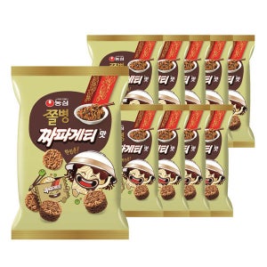 농심 쫄병 짜파게티맛 77g 10개