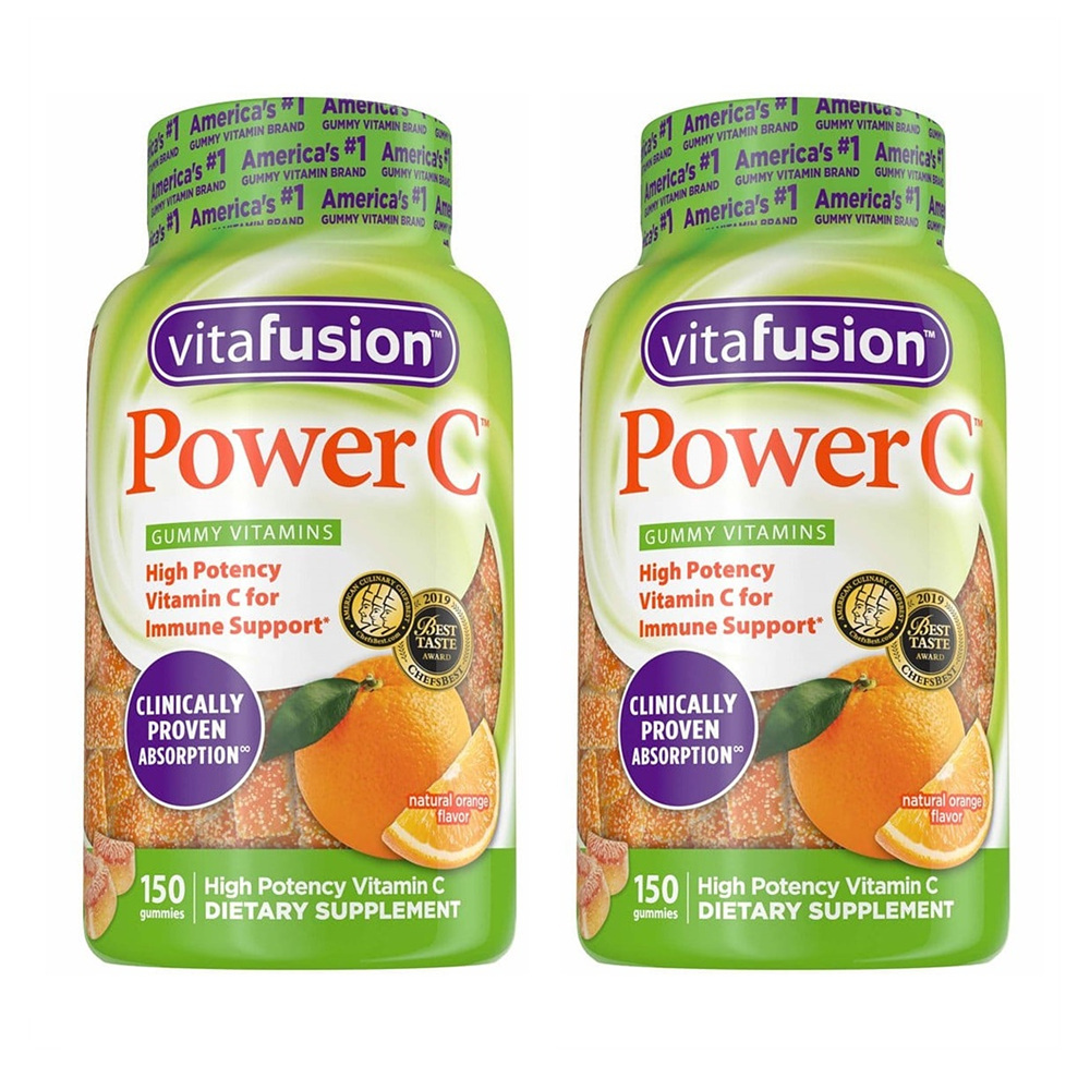 Vitafusion Power <b>C</b> 비타퓨전 파워 <b>비타민 C</b> 150구미 2팩