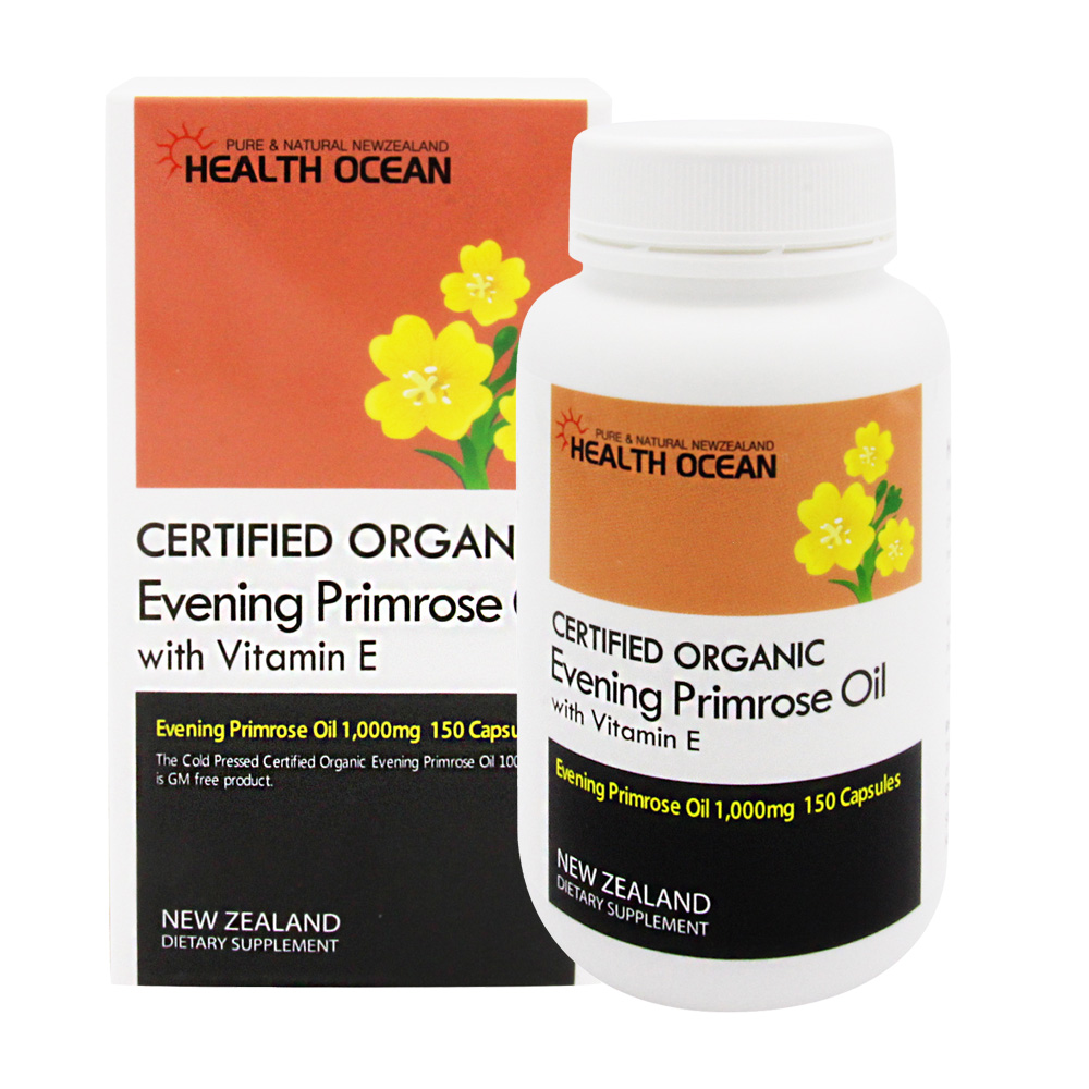 헬스오션 뉴질랜드 <b>감마리놀렌산</b> 1000 달맞이꽃종자유 150캡슐, 1개