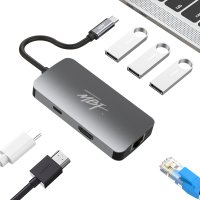 C타입 6포트 USB 3.0 6in1 멀티허브 아답타 UC6IN1