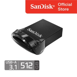 샌디스크 울트라 핏 USB 메모리 초소형 드라이브 512 GB 기가 SDCZ430