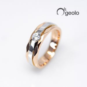 3부 우신 GIA 천연 다이아몬드 결혼 예물 선물 레몬밤 남자반지