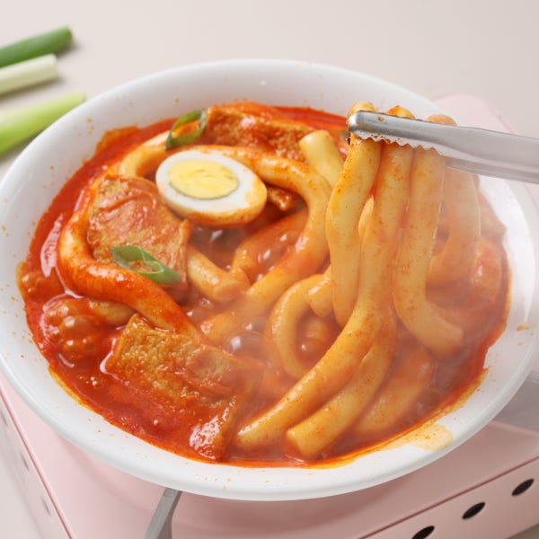 [오늘바로떡볶이] 롱누들 보통맛 즉석 국물 떡볶이 밀키트 당일생산 2인분