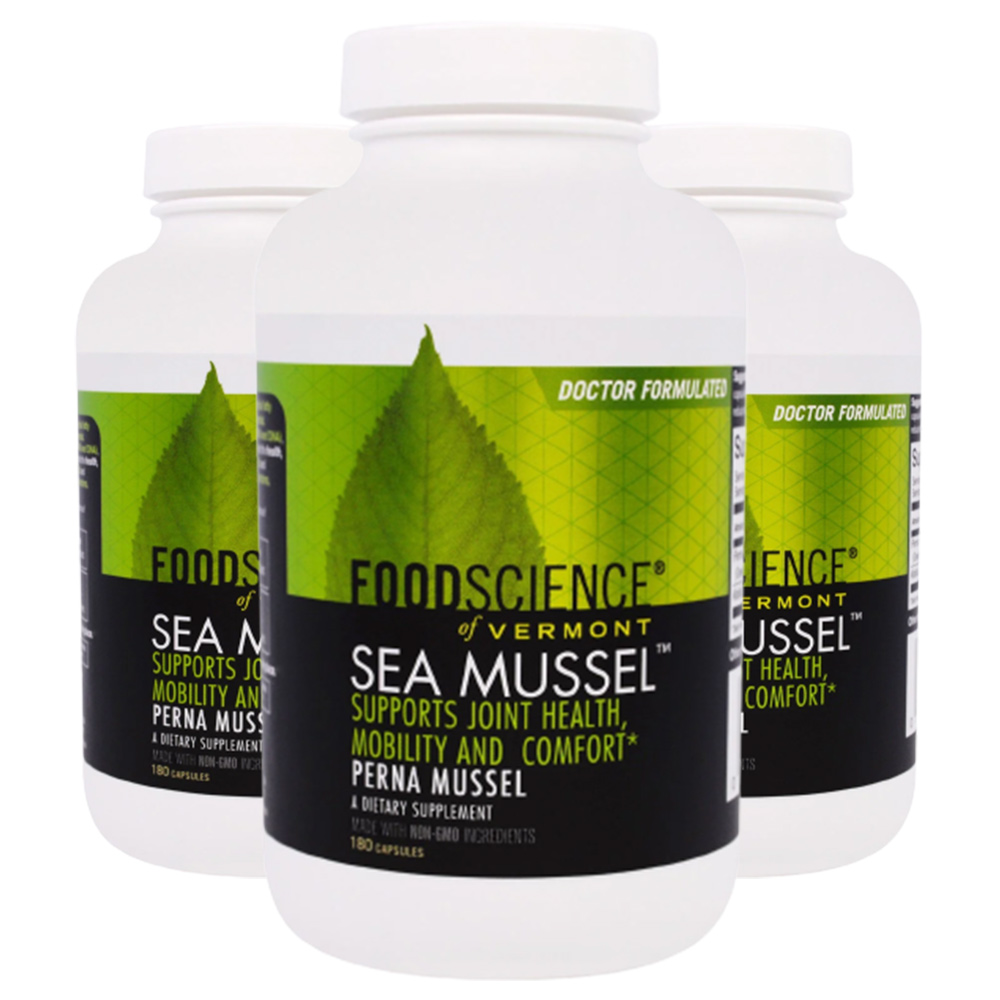 <b>푸드사이언스</b> 초록홍합 씨머슬 Sea Mussel 180캡슐 3개