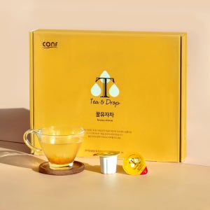 코엔에프 티앤드롭 고흥 꿀유자차 액상소분포장 캡슐유자차 30g 30개입, 1개