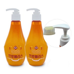 프로폴리스치약 대용량 (300gX2개) 펌핑치약 펌프 푸시