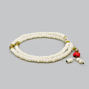 108염주 붉은코끼리 다라수 씨앗 염주팔찌 불교박람회 굿즈