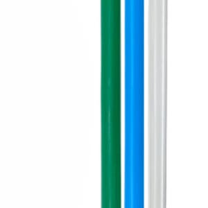 에코피에프 친환경 종이개별포장 PP버블티 12mm21cm 그린/블루/투명 1봉200개