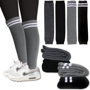 부드럽고 따뜻한 겨울 작업 스포츠용 순면 팔토시 발토시 1켤레