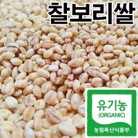 국산 친환경 찰보리쌀 2kg 유기농 농약 없는 무농약 찰보리 급식 납품 쌀 잡곡 콩